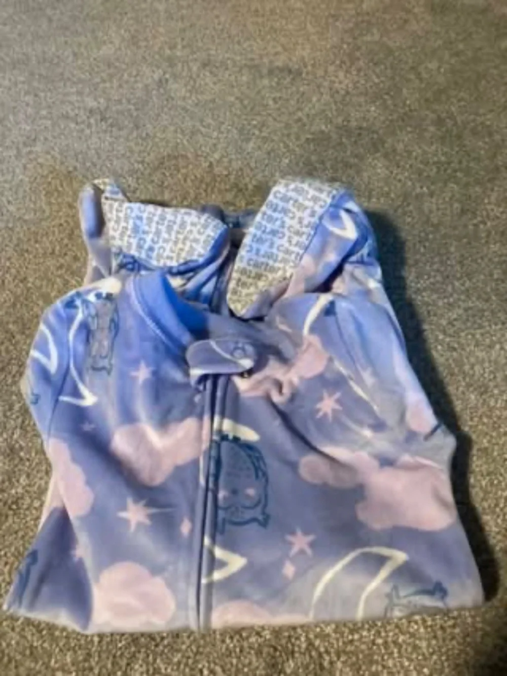 8 Toddler Fleece footed pjs 4T